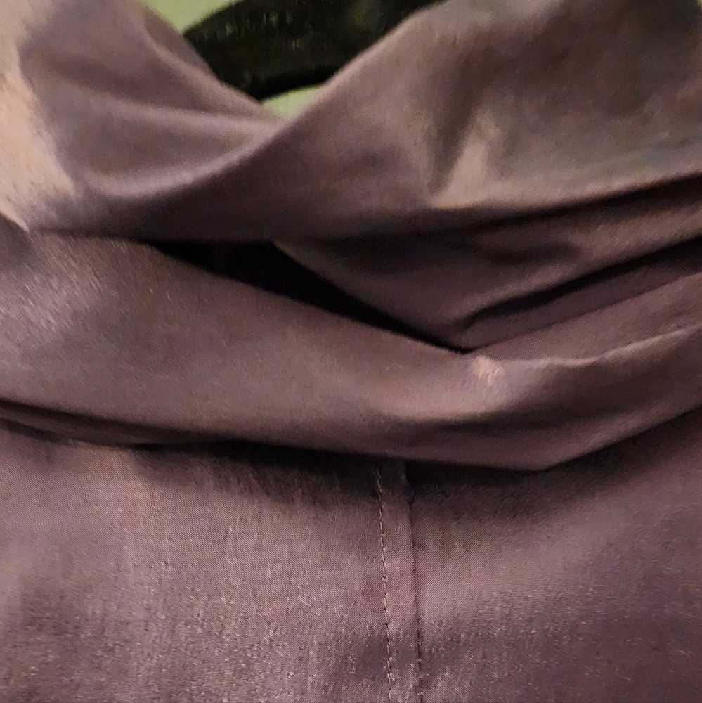Joseph Ribkoff Double Collared Metallic Sheen Purple Blazer - Picture 8 of 8